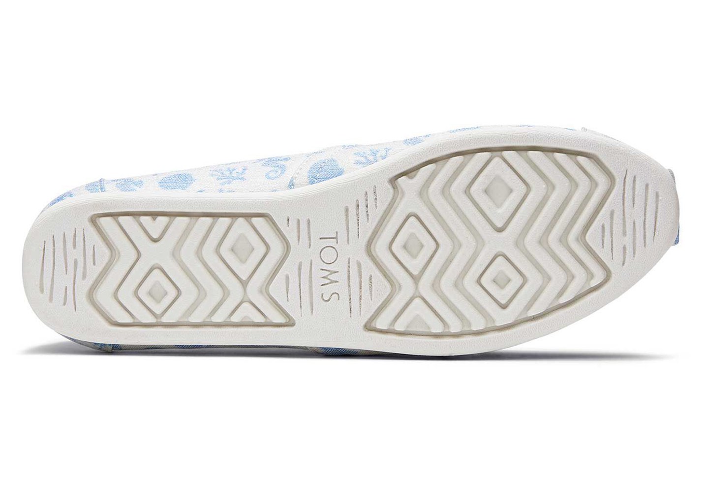 Toms Espadryle Damskie Białe/Niebieskie - Alpargata Seahorses - 43JDGCVBL